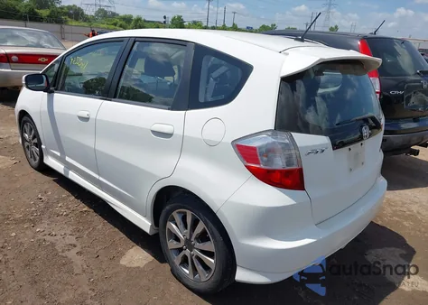 2013 Honda Fit Sport из США, поврежденный, VIN JHMGE8H59DC000340